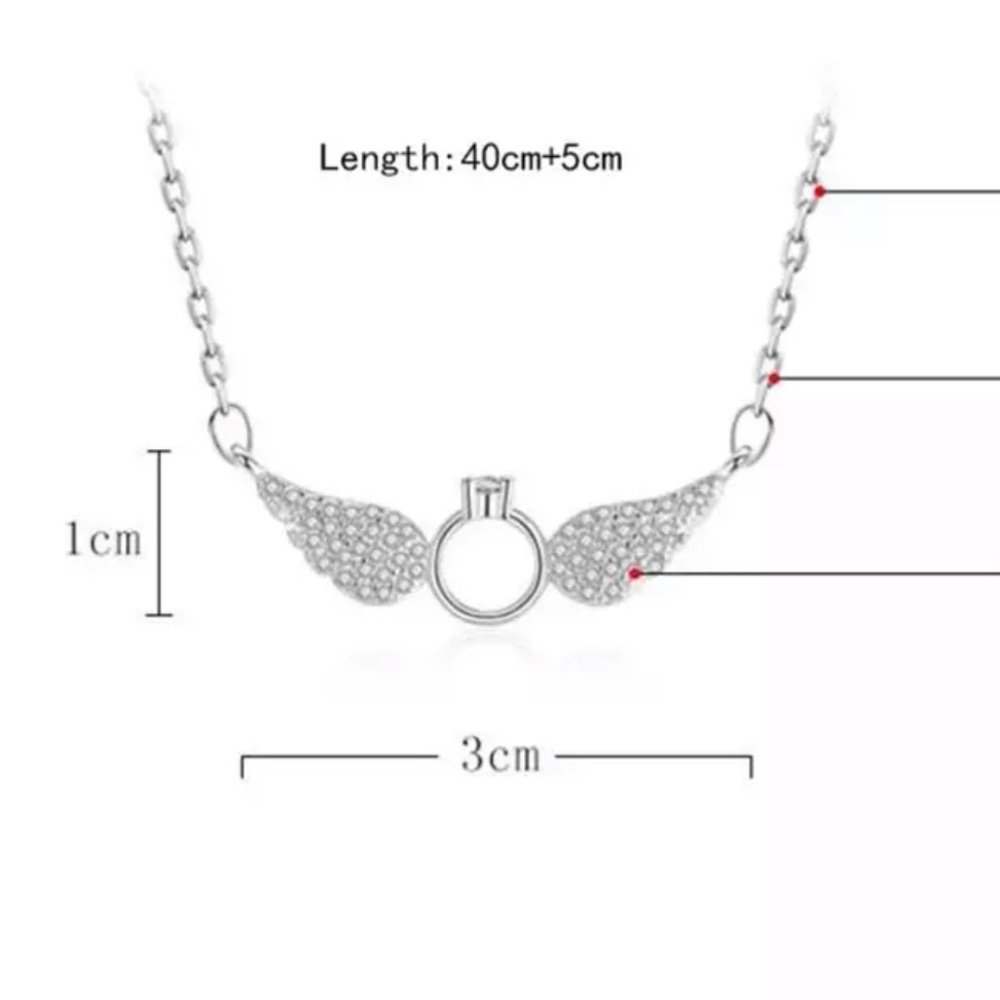 🌟 Sterling Silver 925 CZ Necklace - Picture 2 of 4